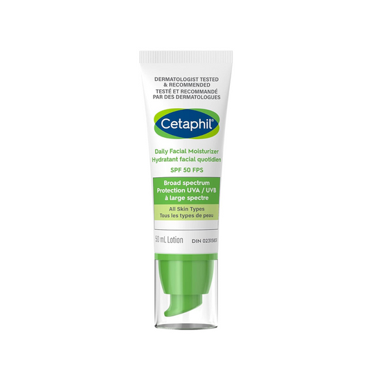 Cetaphil Daily Facial Moisturizer SPF 50, 3 x 50 mL - canavitam