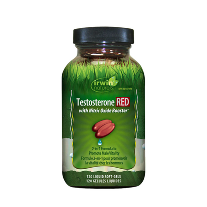 Irwin Naturals  Testosterone RED with Nitric Oxide Booster 120 Soft Gels