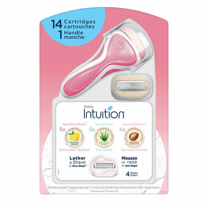 Schick Intuition Razor & Refill Variety Pack - 14 refills - canavitam