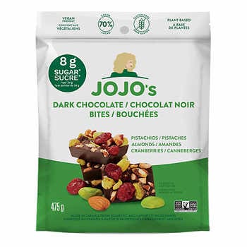 Jojo's Keto Dark Chocolate Bites, 475 g - canavitam