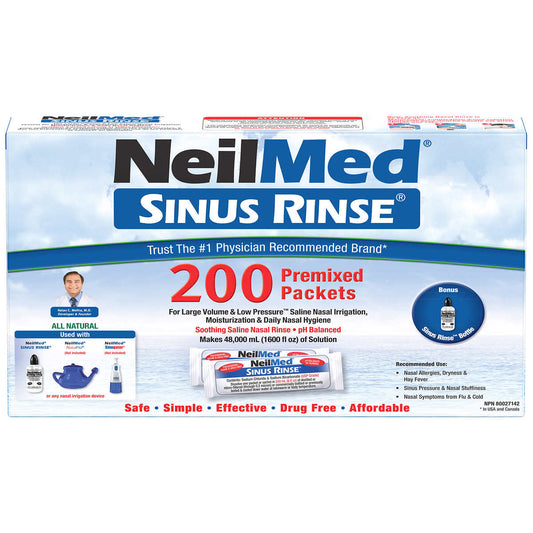 NeilMed Sinus Rinse Kit - 200 Packets - canavitam