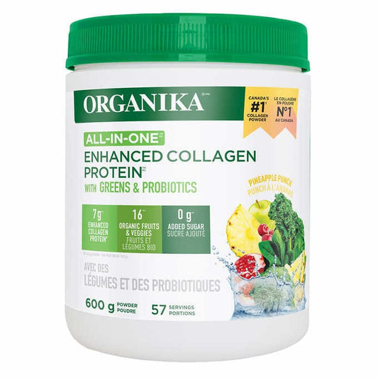 Organika Enhanced Collagen Protein All in One, 57 Servings - 600g - canavitam