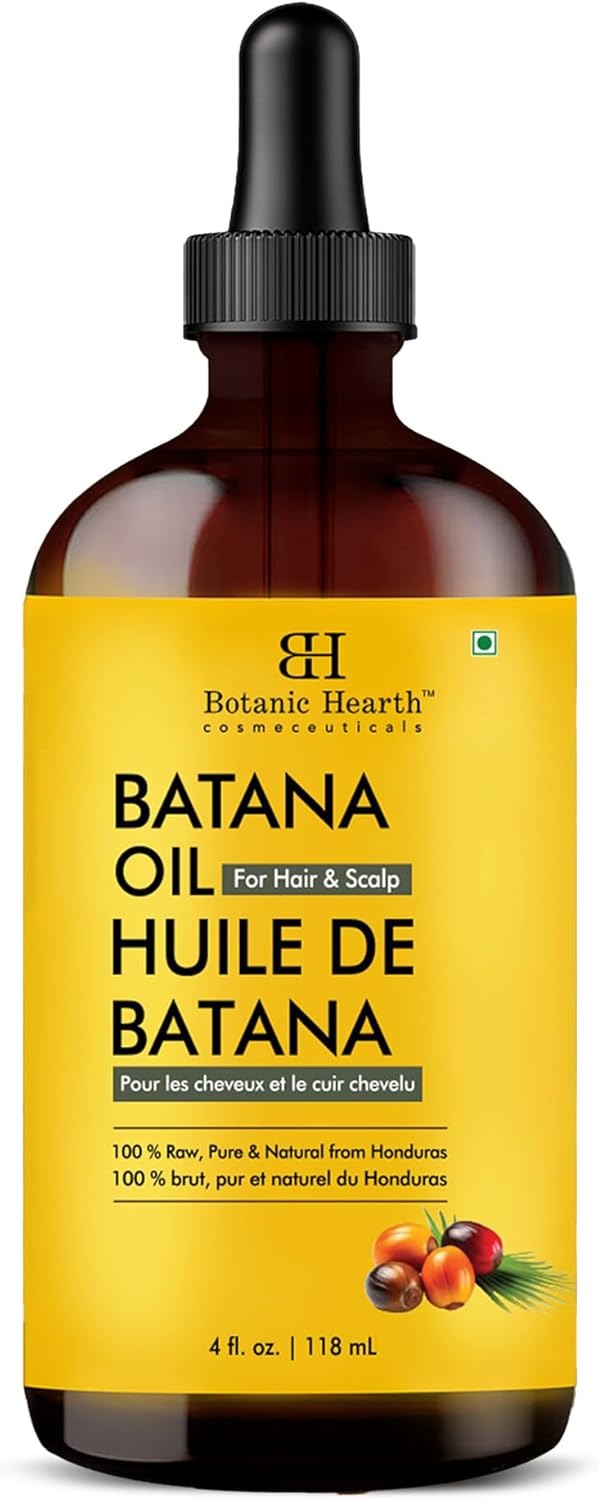 Botanic Hearth Raw Batana Oil 4oz | 100% Pure Unrefined Hair & Skin Oil - canavitam