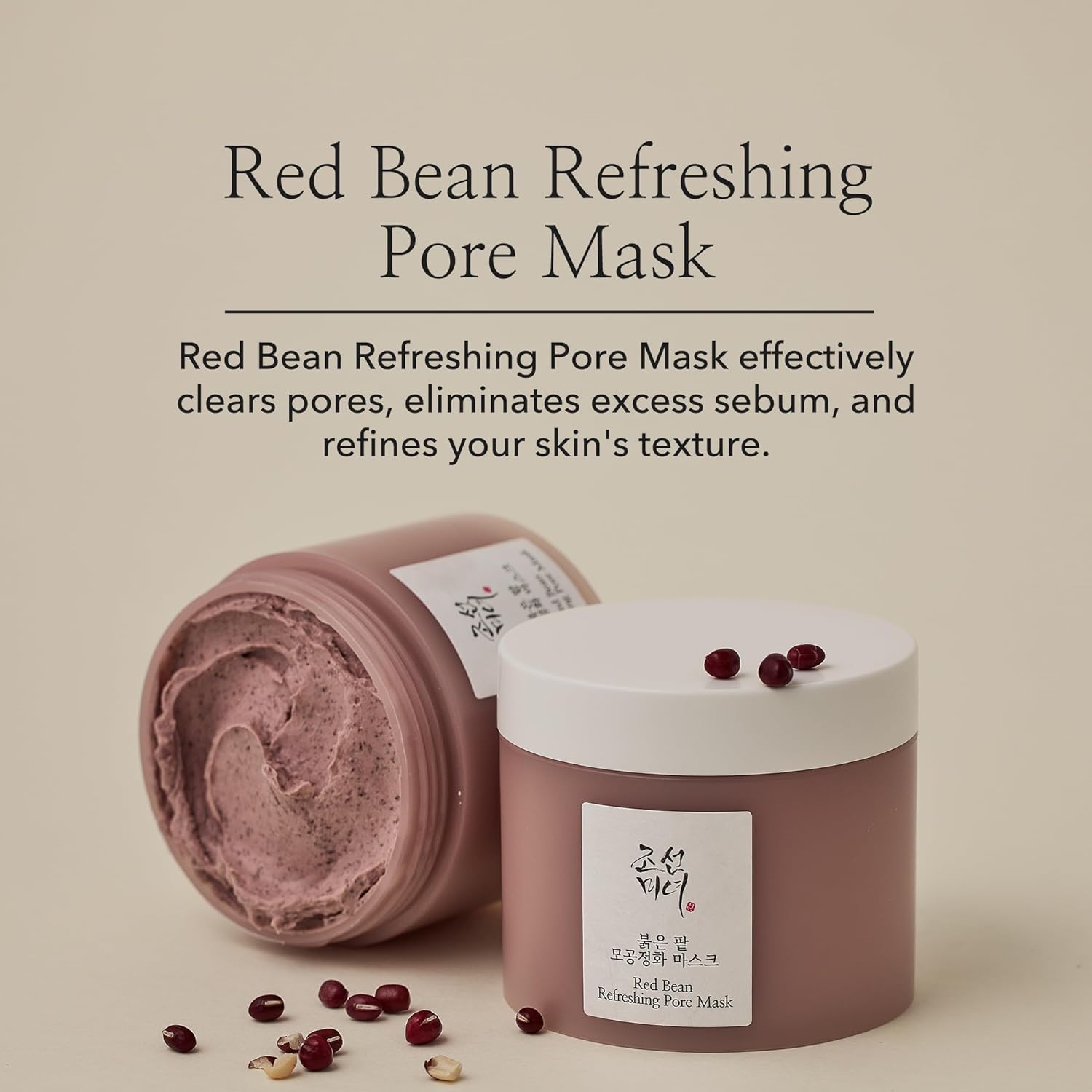 Beauty of Joseon Red Bean Refreshing Pore Mask 140ml, 4.73 Fl Oz (Pack of 1) - canavitam