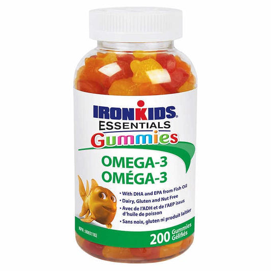 IronKids Essential Omega-3 Gummies, 200-count - canavitam
