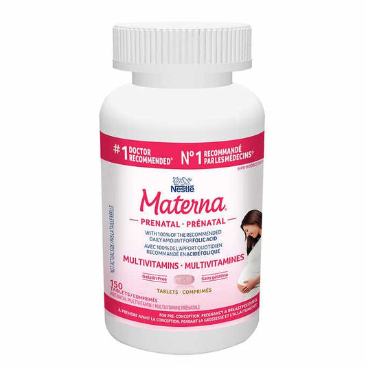 Nestlé Materna Prenatal Multivitamin, 150 Tablets - canavitam