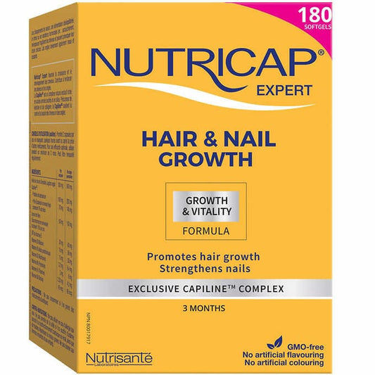 Nutricap Hair & Nails, 180 softgels - canavitam