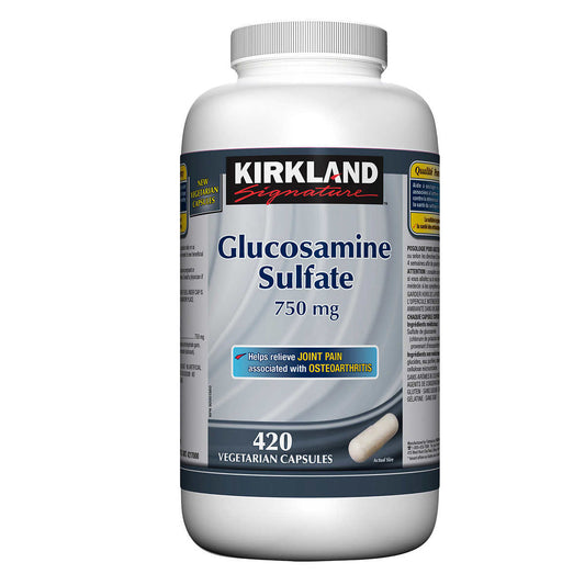 Kirkland Signature Glucosamine Sulfate 750 mg - 420 vegetarian capsules - canavitam