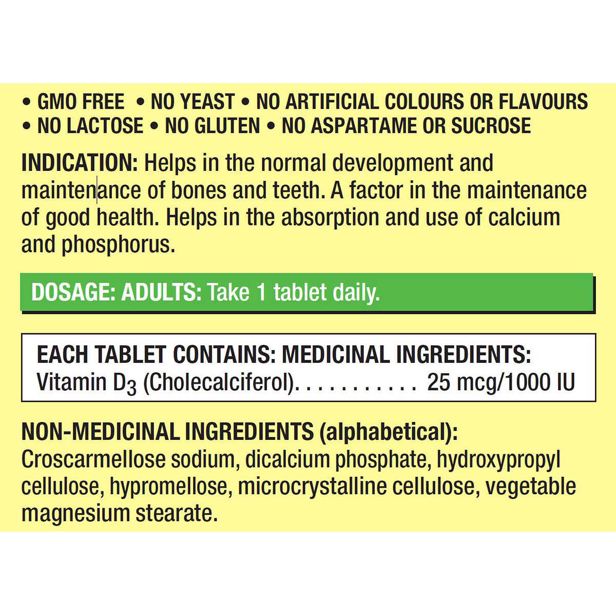 Kirkland Signature Vitamin D3, 1000 IU, 720 tablets  2-packs - canavitam