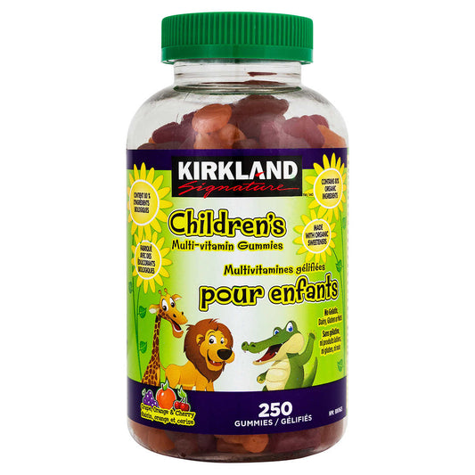 Kirkland Signature Children's Multi-vitamin Gummies - 250 gummies - canavitam