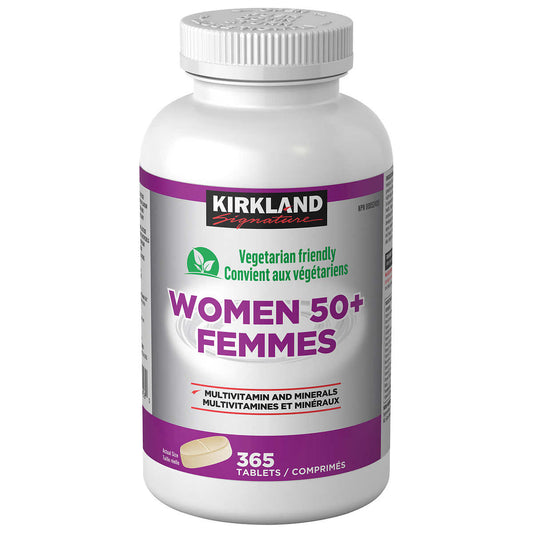 Kirkland Signature Women 50+ Multivitamin, 365 Tablets - canavitam