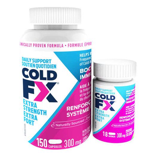 COLD-FX Extra Strength 300 mg - 150 + 18 capsules - canavitam